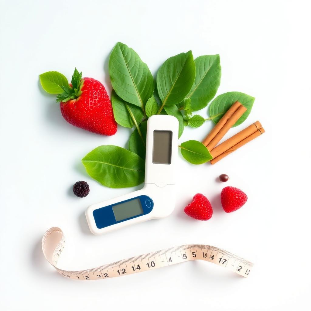 Healthy blood sugar balance with natural ingredients