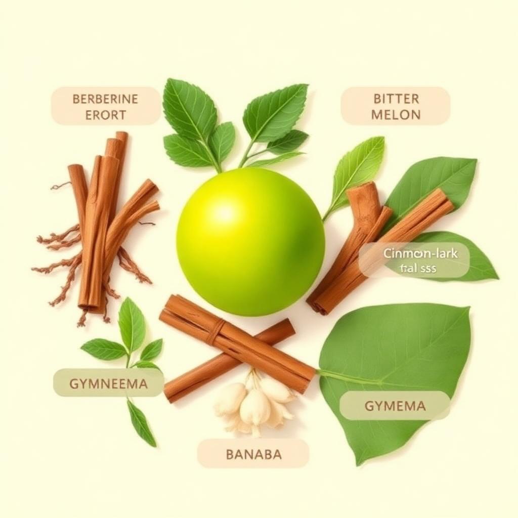 Natural ingredients in VivoTonic: berberine, bitter melon, cinnamon, gymnema, banaba
